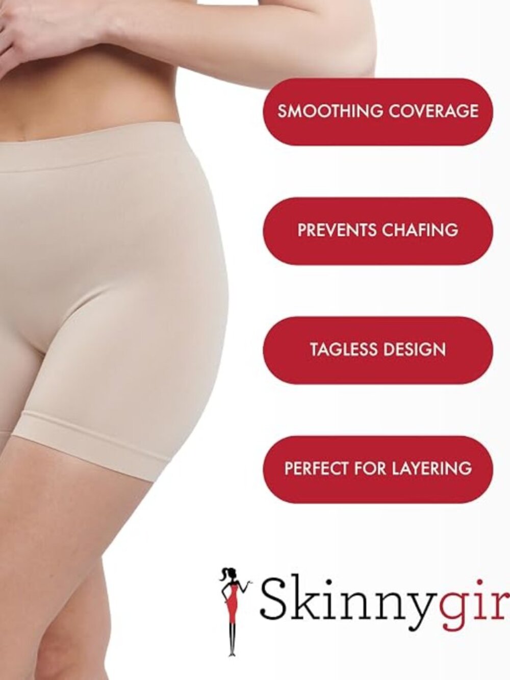 SkinnyGirl Laser Shaping Shorts-NWT - Picture 3 of 9